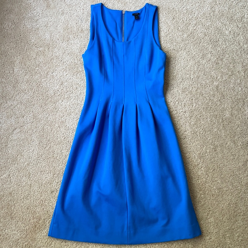 J. Crew Fit and Flare Sleeveless Dress